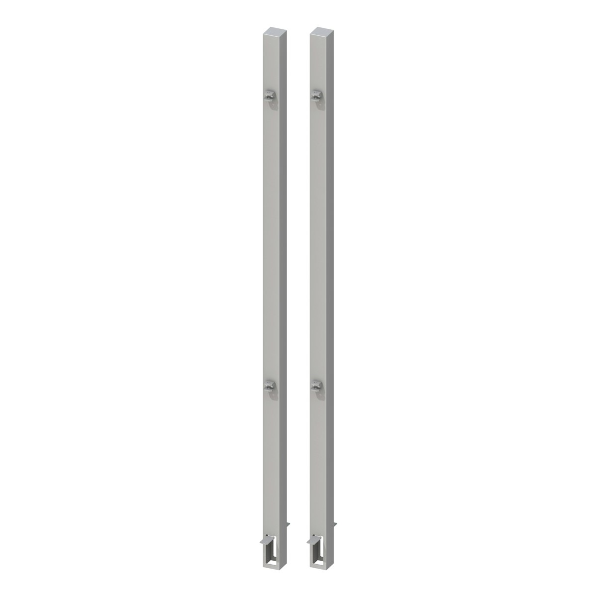 TraumGarten Metall-Pfosten Doppeltor 2er Set Silber TraumGarten Metall-Pfosten Doppeltor 2er Set Silber von TraumGarten