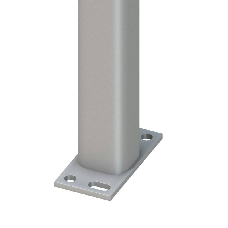 TraumGarten Metallpfosten 70x70 mm-Aufschr-1050-silber TraumGarten Metallpfosten 70x70 mm-Aufschr-1050-silber von TraumGarten