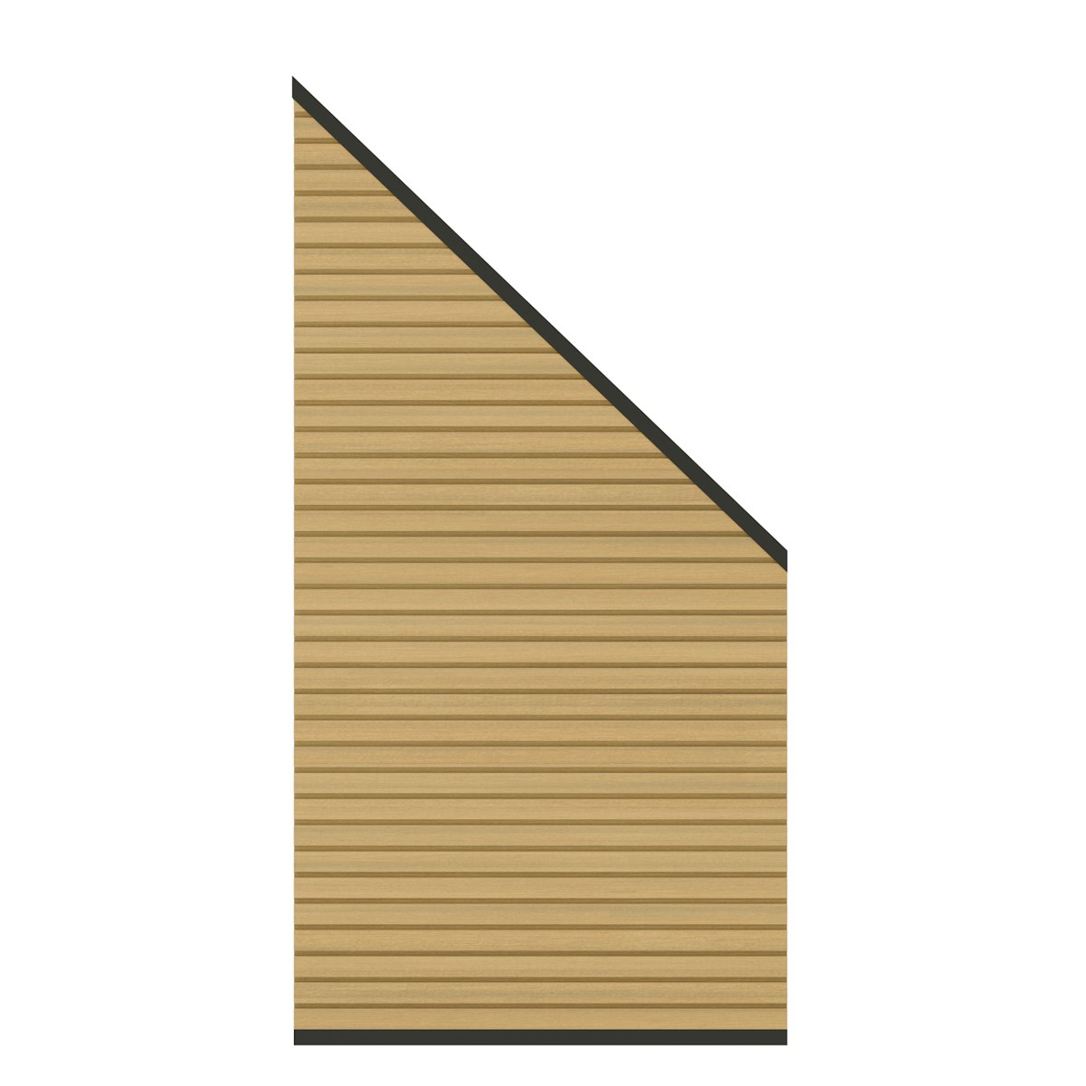 TraumGarten SYSTEM NEO Platinum Zaun-Anschluss lärche 91 x 184 auf 94 von TraumGarten