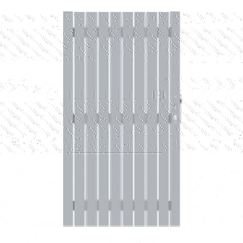 TraumGarten Squadra Einzeltor 980 x 1800 mm Silber DIN links von TraumGarten