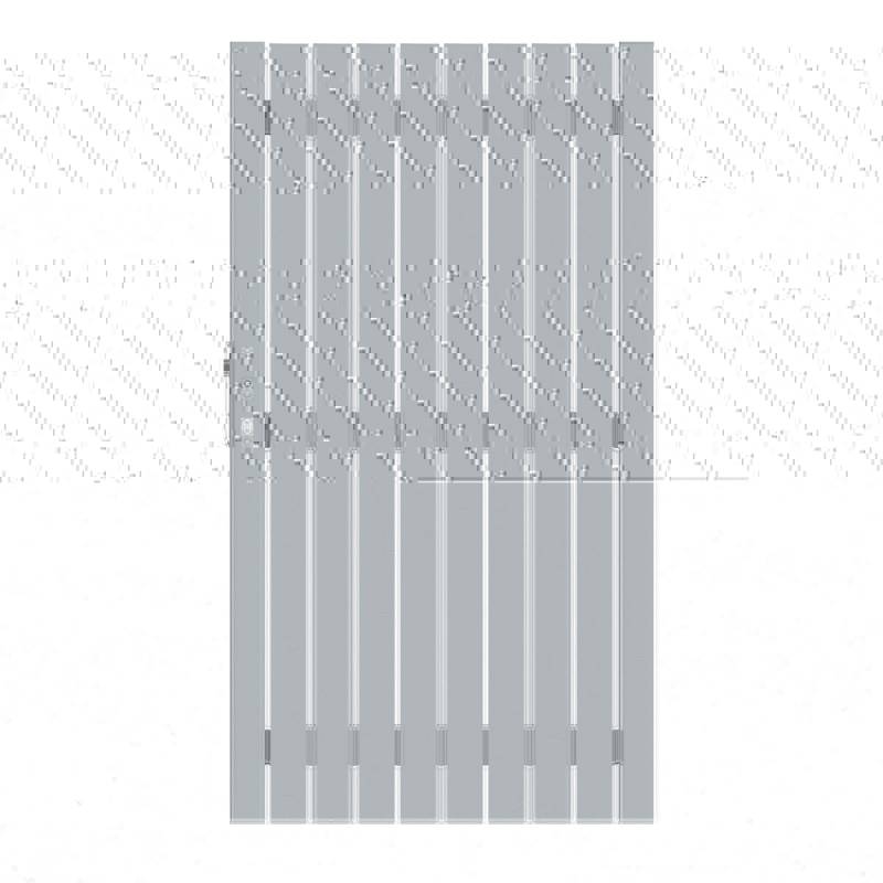 TraumGarten Squadra Einzeltor 980 x 1800 mm Silber DIN rechts von TraumGarten