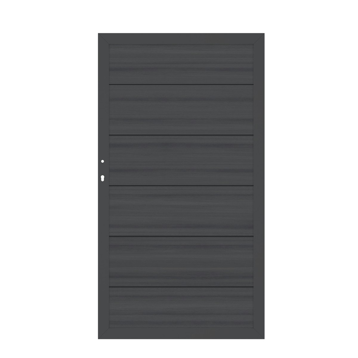 TraumGarten System WPC Platinum XL Einzeltor Anthrazit DIN links TraumGarten System WPC Platinum XL Einzeltor Anthrazit DIN links von TraumGarten