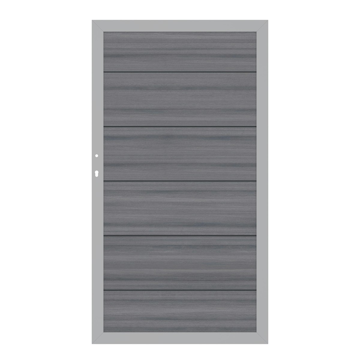 TraumGarten System WPC Platinum XL Einzeltor Grau DIN links TraumGarten System WPC Platinum XL Einzeltor Grau DIN links von TraumGarten