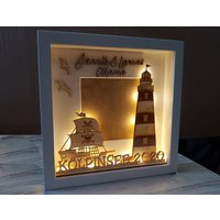 Bilderrahmen Mit 3D Effekt - Leuchtturm von TraumIdeen