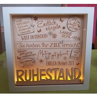 Bilderrahmen Mit 3D Effekt - Ruhestand von TraumIdeen