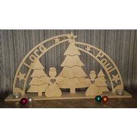 Individueller Schwibbogen Mit Ihren Namen "Engel" - Personalisiert von TraumIdeen