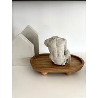 Beton Concrete Deko Dekoration Betondeko Statue Figur Mann Men Body Körper Torso von TraumRaumShop