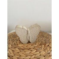 Schmetterling Butterfly Deko Dekoration Betondeko Beton Sommer Frühling Statue Figur Skulptur von TraumRaumShop