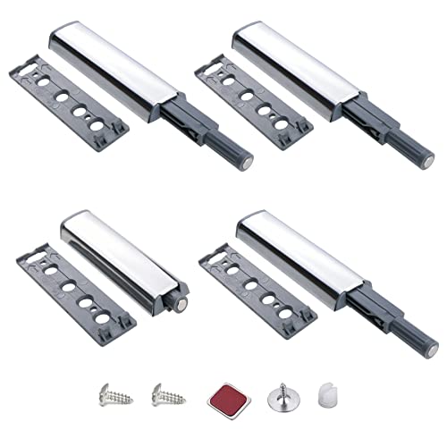 Drucktüröffner Magnet Push to Open Türöffner Drucktüröffner Schrank Türdämpfer für Möbel Türen Schubladen zum Softclose Nachrüsten (4 Stück) von Traumarkeu