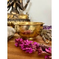 Räucherschale Messing Gehämmert | Räuchermischung Räucherwerk Ritual Set Geschenk Salbei Palo Santo Räucherbündel Rauhnächte von TraumfaengerLaden