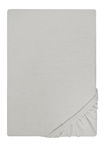 Traumhaft Schlafen - Castell - Markenbettwäsche 0077113 Spannbetttuch Jersey Stretch (Matratzenhöhe max. 22 cm) 1x 60x120 cm - 70x140 cm, sturmgrau von Traumhaft schlafen - Castell - Markenbettwäsche