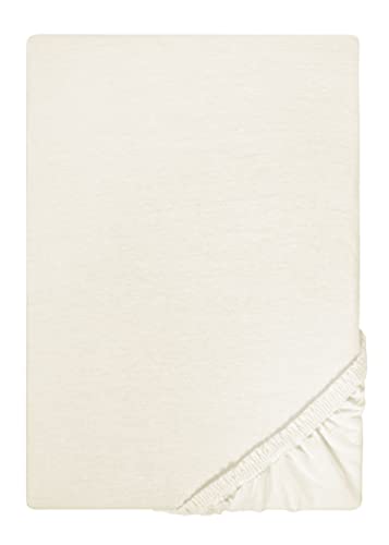 Traumhaft Schlafen - Castell - Markenbettwäsche 0077113 Spannbetttuch Jersey Stretch (Matratzenhöhe max. 22 cm) 1x 180x200 cm - 200x200 cm, Natur von Traumhaft schlafen - Castell - Markenbettwäsche