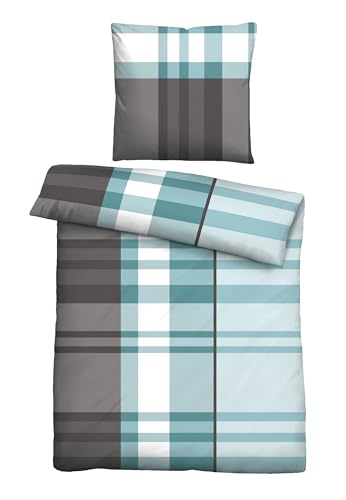 Traumhaft schlafen - Castell - Markenbettwäsche Polycotton Biber 0350355 KARO von Traumhaft schlafen - Castell - Markenbettwäsche
