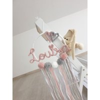 Traumfänger Mit Name, Namensschriftzug, Wanddeko Kinderzimmer Led, Babygeschenk Geburt Traumfänger Mit Name, Namensschriftzug, Wanddeko Kinderzimmer Led, Babygeschenk Geburt von TraumhaftDesign