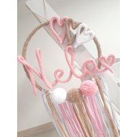 Traumfänger Mit Name Personalisiert Boho, Namensschriftzug Türanhänger Wanddeko Kinderzimmer Geschenkidee Geburt Taufe Handmade Traumfänger Mit Name Personalisiert Boho, Namensschriftzug Türanhänger Wanddeko Kinderzimmer Geschenkidee Geburt Taufe Handmade von TraumhaftDesign