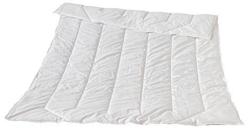 Traumina Premium Selection Faser Einziehdecke superleicht mit Loop Band Wärmeklasse 1 Größe 155/220 cm von Traumina