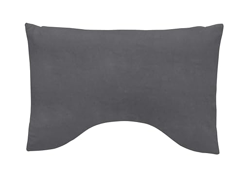 Traumnacht Exklusiv Schlafkissen Spezial mit druckentlastendem Viscoschaum, 40 x 60 cm, grau, Öko-Tex Zertifiziert, produziert nach deutschem Qualitätsstandard von Traumnacht