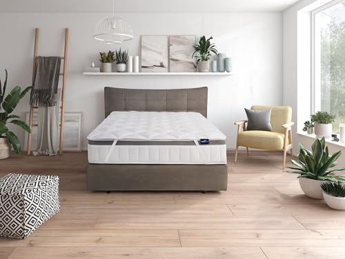 Traumnacht Komfort atmungsaktive Matratzenauflage 90x200 cm, Topper, Schoner für Matratzen bis 30 cm Höhe, Öko-Tex zertifiziert, Allergiker geeignet, produziert nach deutschem Qualitätsstandard Traumnacht Komfort atmungsaktive Matratzenauflage 90x200 cm, Topper, Schoner für Matratzen bis 30 cm Höhe, Öko-Tex zertifiziert, Allergiker geeignet, produziert nach deutschem Qualitätsstandard von Traumnacht