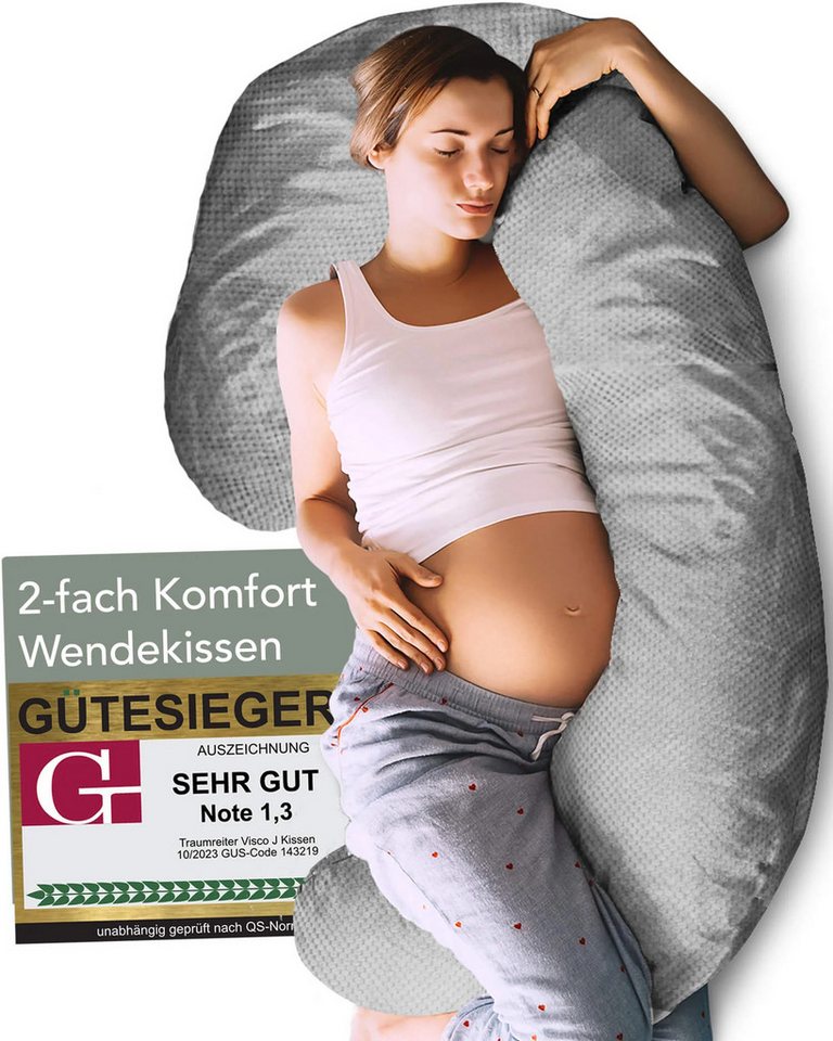 Traumreiter Seitenschläferkissen J Visco Seitenschläferkissen mit Bezug Velour Deluxe Traumreiter Seitenschläferkissen J Visco Seitenschläferkissen mit Bezug Velour Deluxe von Traumreiter