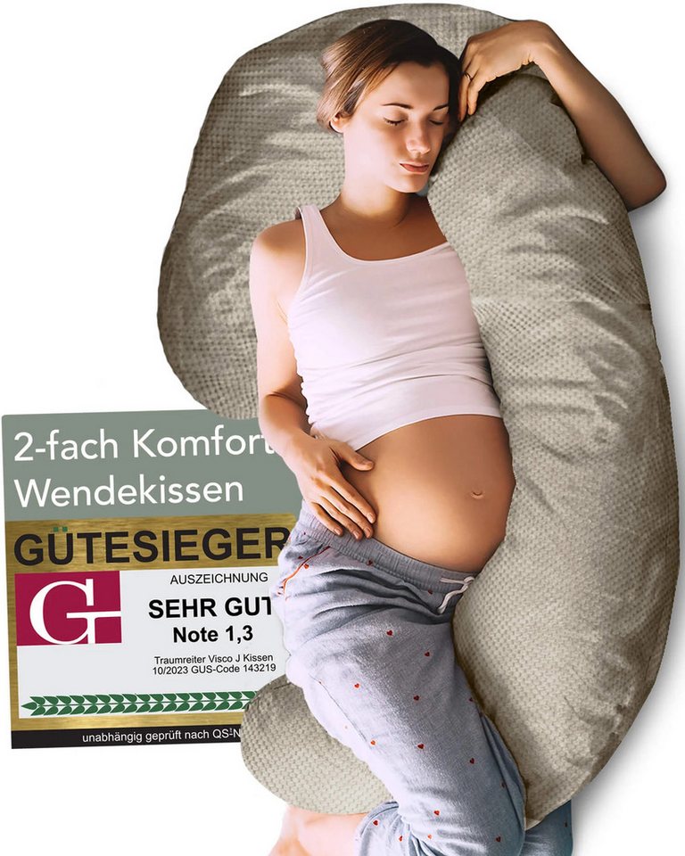 Traumreiter Seitenschläferkissen J Visco Seitenschläferkissen mit Bezug Velour Deluxe Traumreiter Seitenschläferkissen J Visco Seitenschläferkissen mit Bezug Velour Deluxe von Traumreiter