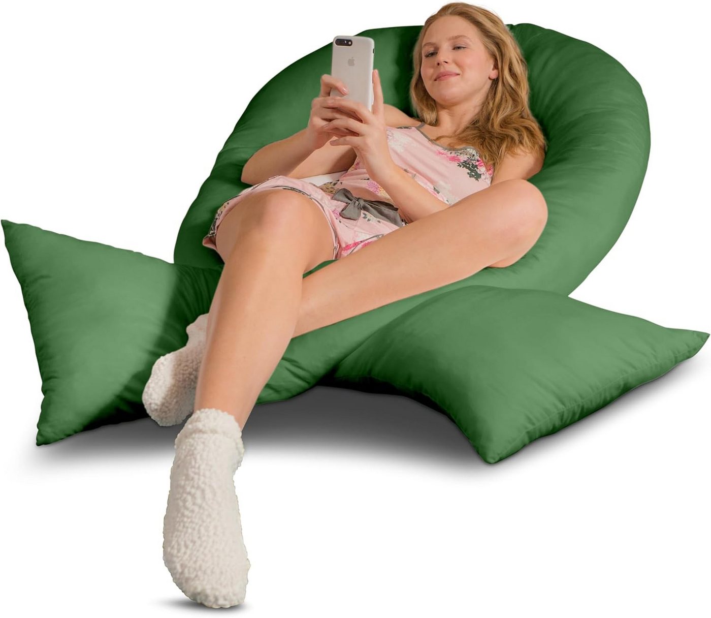 Traumreiter Seitenschläferkissen Visco XXL Seitenschläferkissen I Komfortkissen Schwangerschaftskissen Traumreiter Seitenschläferkissen Visco XXL Seitenschläferkissen I Komfortkissen Schwangerschaftskissen von Traumreiter