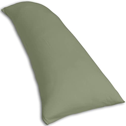 Traumreiter Seitenschläferkissen mit Bezug Baumwolle, Memory Foam Kissen Visco Gel Professional für Seitenschläfer, ca. 140x40 langes Lagerungskissen Erwachsene Side Sleeper Body Pillow (Oliv Grün) Traumreiter Seitenschläferkissen mit Bezug Baumwolle, Memory Foam Kissen Visco Gel Professional für Seitenschläfer, ca. 140x40 langes Lagerungskissen Erwachsene Side Sleeper Body Pillow (Oliv Grün) von Traumreiter