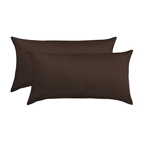 TRAUMSCHLAF Edel-Linon Kissenbezüge 2er Set Schoko, 2X 40x80 cm TRAUMSCHLAF Edel-Linon Kissenbezüge 2er Set Schoko, 2X 40x80 cm von Traumschlaf