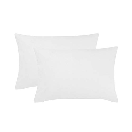 TRAUMSCHLAF Edel-Linon Kissenbezüge 2er Set Weiss, 2X 40x60 cm von Traumschlaf