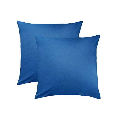 TRAUMSCHLAF Edel-Linon Kissenbezüge 2er Set royal, 2X 40x40 cm von Traumschlaf