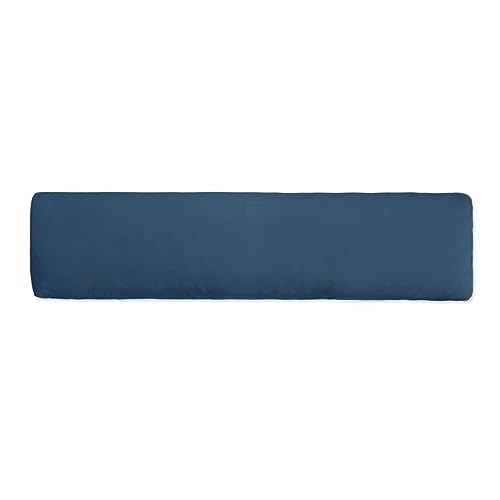 Traumschlaf Basic Single Jersey Seitenschläferkissen Bezug dunkelblau, 40x200 cm von Traumschlaf