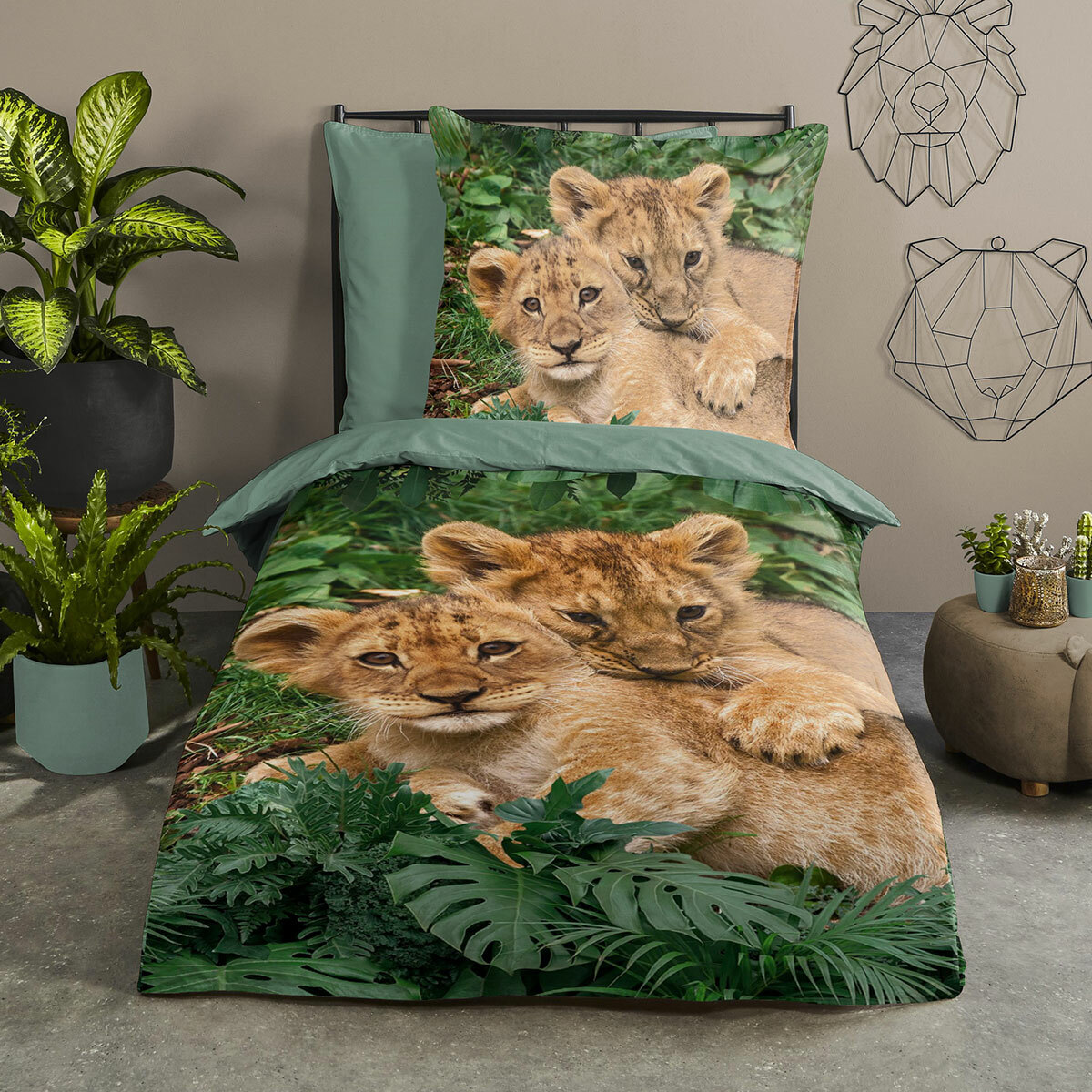 Traumschlaf Bettwäsche Löwen von Traumschlaf