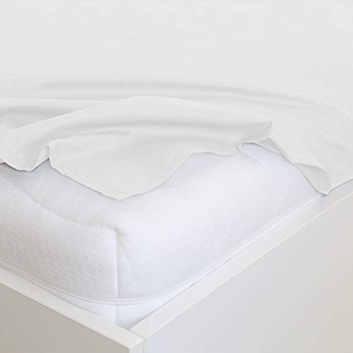 TRAUMSCHLAF Edel-Linon Bettlaken Haustuch Weiss, 220x260 cm von Traumschlaf