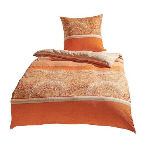 Traumschlaf Mikrofaser Wendebettwäsche Set • Weich, Pflegeleicht und Hautsympathisch • Orientalisches Muster in Orange • mit Reißverschluss • 1 Bettbezug 240 x 220 cm + 2 Kissenbezüge 80 x 80 cm Traumschlaf Mikrofaser Wendebettwäsche Set • Weich, Pflegeleicht und Hautsympathisch • Orientalisches Muster in Orange • mit Reißverschluss • 1 Bettbezug 240 x 220 cm + 2 Kissenbezüge 80 x 80 cm von Traumschlaf