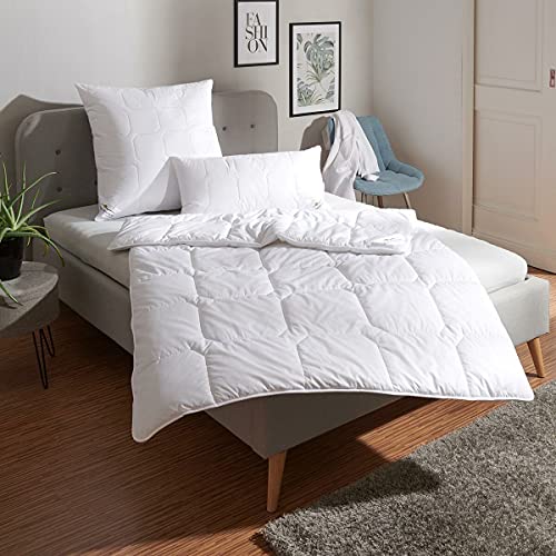 Traumschlaf Thinsulate Bettdecke warm, Füllung: 100% 3M Thinsulate Faser klimaregulierend für Allergiker geeignet 135x200 cm von Traumschlaf