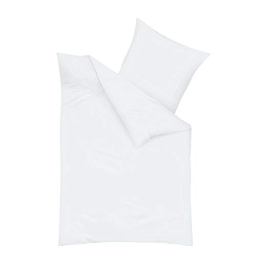 Traumschlaf Uni Biber Bettwäsche Weiss, 1 Bettbezug 155 x 200 cm + 1 Kissenbezug 40 x 80 cm Traumschlaf Uni Biber Bettwäsche Weiss, 1 Bettbezug 155 x 200 cm + 1 Kissenbezug 40 x 80 cm von Traumschlaf