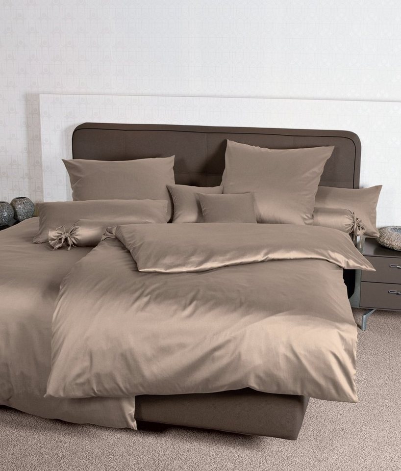 Bettbezug Mako-Satin, Traumschloss (1 St), 100% Mako-Baumwolle, mit Reißverschluss von Traumschloss