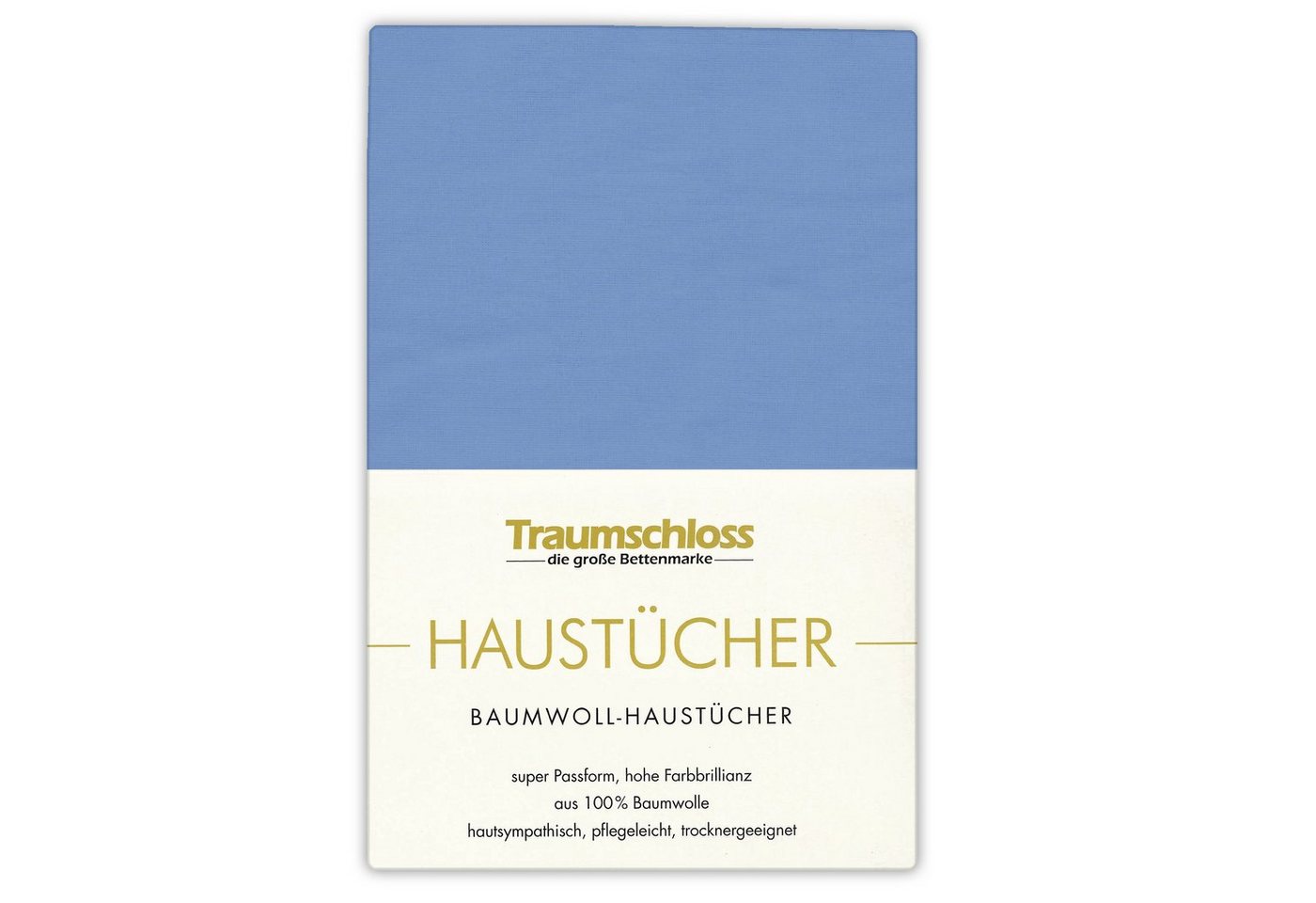 Traumschloss Betttuch Haustuch, 100% Baumwolle, Gummizug: ohne, (1 Stück), aus 100% Baumwolle, ohne Gummizug von Traumschloss
