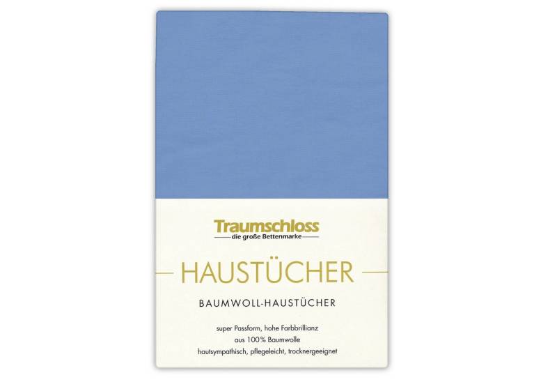 Traumschloss Betttuch Haustuch, 100% Baumwolle, Gummizug: ohne, (1 Stück), aus 100% Baumwolle, ohne Gummizug von Traumschloss