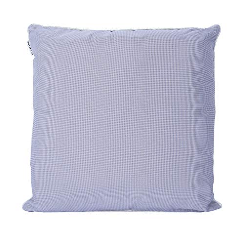 Sitzkissen Dekokissen Garten Kissen Outdoor, dunkelgrau, 45x45cm, 100% Polyester, wetterfest schmutz- und wasserabweisend mit Reißverschluss von Traumschloss