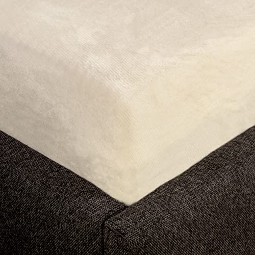Spannbettlaken Cashmere Touch mit Gummizug in 180-200x200, extra weich und warm von Traumschloss