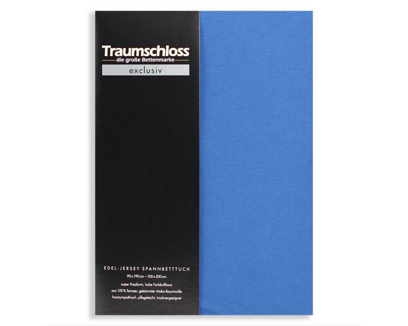 Traumschloss Spannbettlaken Exclusiv, Jersey, Gummizug: rundum, (1 Stück), 150g/m², 100% gekämmte Mako Baumwolle von Traumschloss