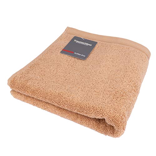 Traumschloss Badetuch »Frottier-Line« 100% Baumwolle | flauschig weich, Farbe:Sand, Größe:100x150 von Traumschloss