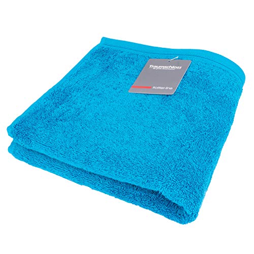 Traumschloss Badetuch »Frottier-Line« 100% Baumwolle | flauschig weich, Farbe:dunkeltürkis, Größe:100x150 von Traumschloss