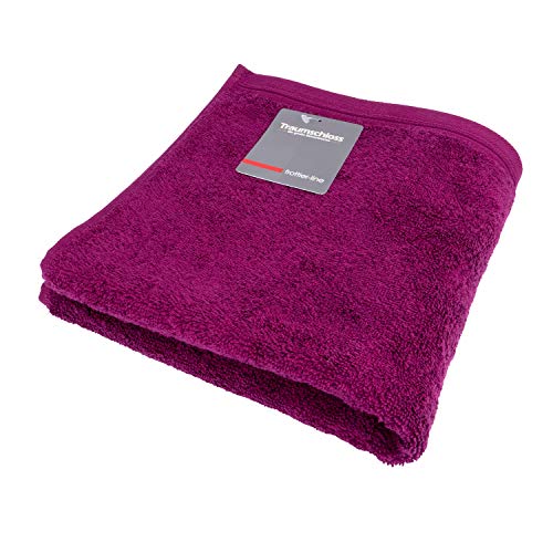 Traumschloss Badetuch »Frottier-Line« 100% Baumwolle | flauschig weich, Farbe:lila, Größe:100x150 von Traumschloss