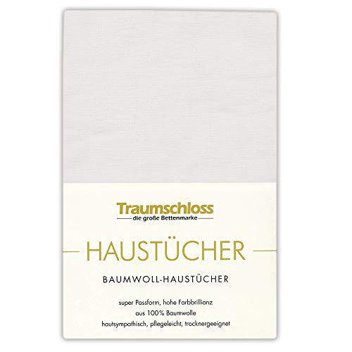 Traumschloss Betttuch Haustuch, Farbe:Silber, Größe:150x250 von Traumschloss