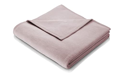 Traumschloss Cotton Home Wohndecke Kuscheldecke, rosa, 150x200cm, 70% Baumwolle und 30% Polyacryl, Öko-Tex 100 Standard von Traumschloss