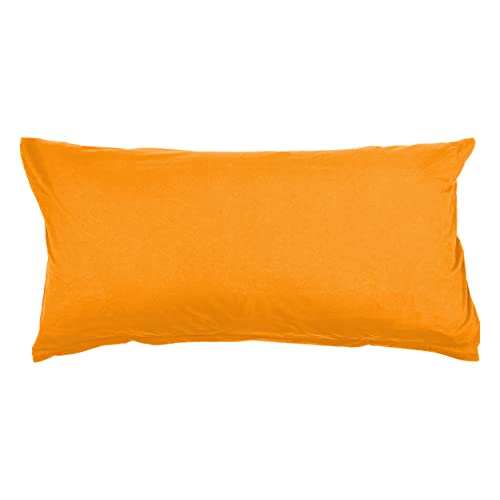 Traumschloss Edel-Jersey Kissenbezug Exclusiv Größen, Farbe:Mandarine, Größe:40x80 von Traumschloss