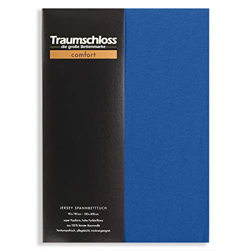 Traumschloss Spannbetttuch »Comfort« 100% Baumwolle | Edel-Jersey | bügelfrei | royal | 90-100x200cm von Traumschloss