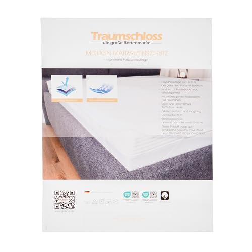 Traumschloss Inkontinenzauflage »Molton« 100% Baumwolle | wasserdicht | 3-lagig | Eckgummis | 90-100x200cm von Traumschloss