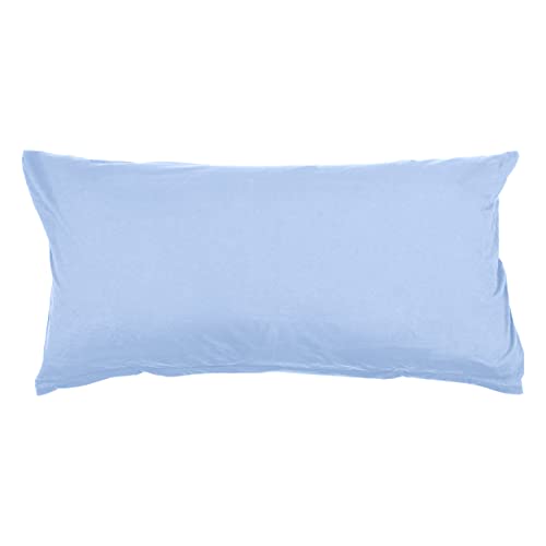 Traumschloss Edel-Jersey Kissenbezug Exclusiv Größen, Farbe:Mittelblau, Größe:40x80 von Traumschloss